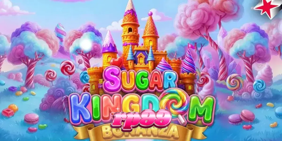 Tampilan antarmuka seluler Sugar Kingdom Bonanza dengan desain warna-warni.
